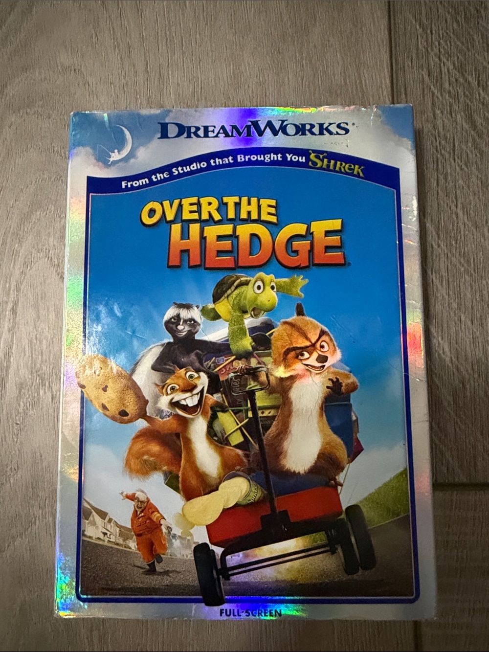 DreamWorks Over the Hedge — Blue Holographic Movie Cover